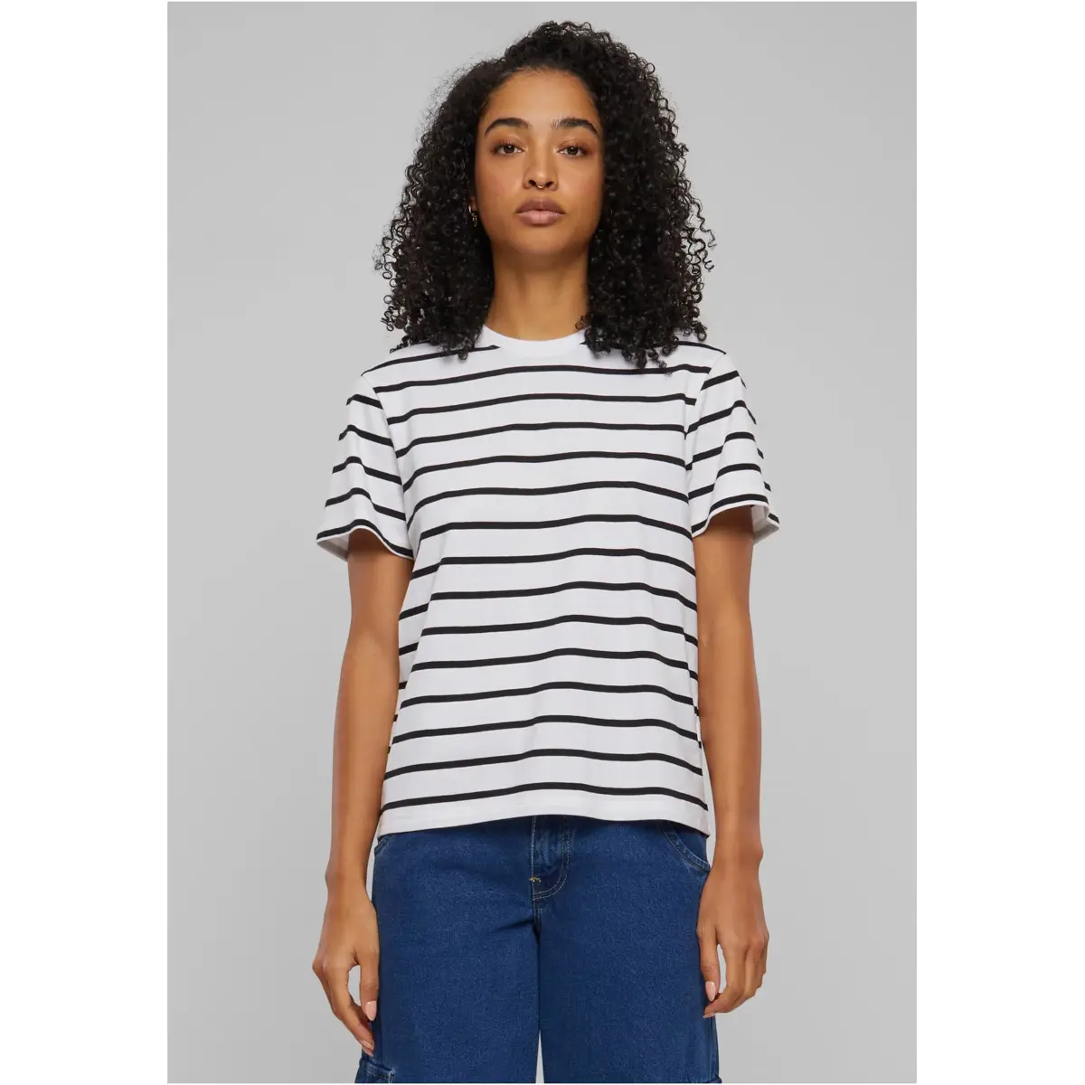 Dámské tričko Urban Classics Ladies Striped Boxy Tee velikost M