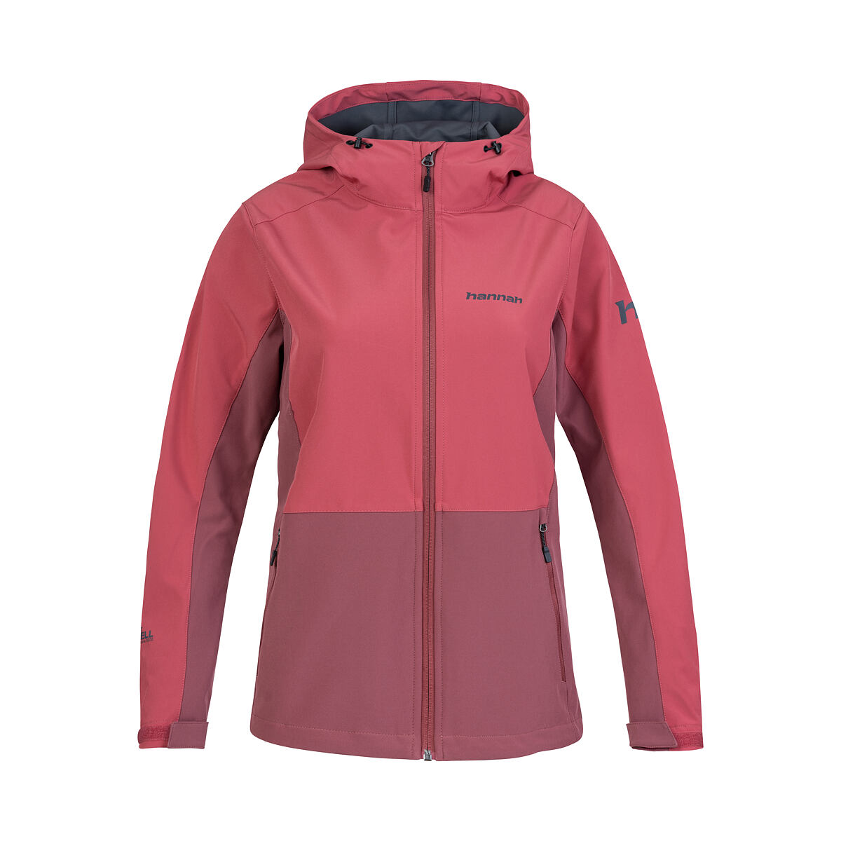Levně Dámská softshellová bunda Hannah ZURY LITE baroque rose/roan rouge