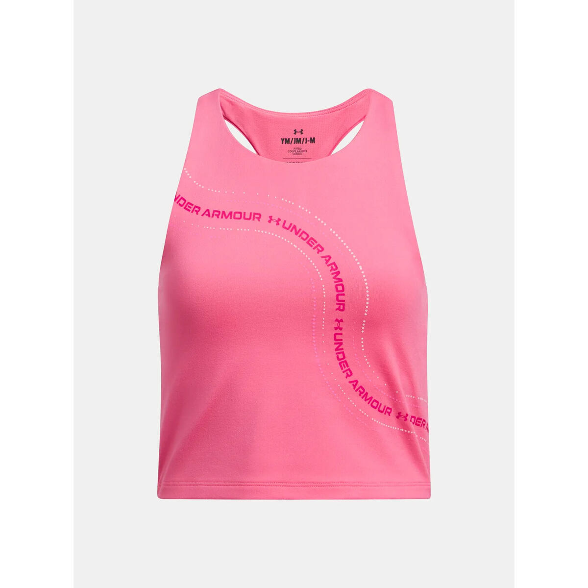 Levně Dívčí tílko Under Armour G Motion Branded Crop Tank