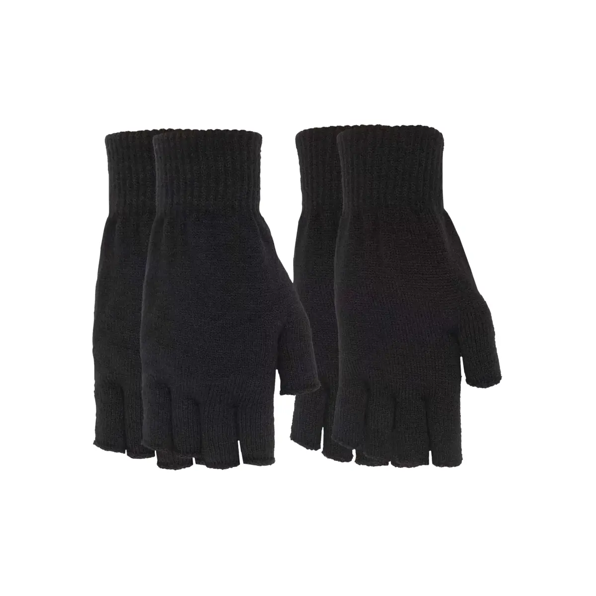 Levně Unisex rukavice Urban Classics Half Finger Gloves 2-Pack