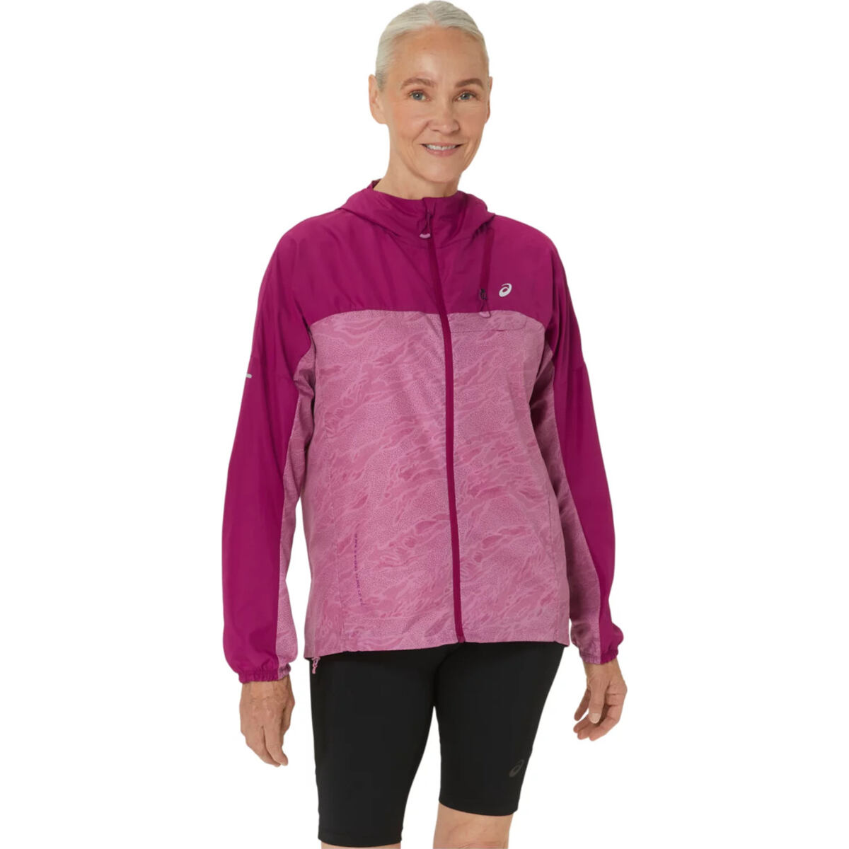 Levně Dámská bunda větrovka ASICS Fujitrail Packable Windbreaker