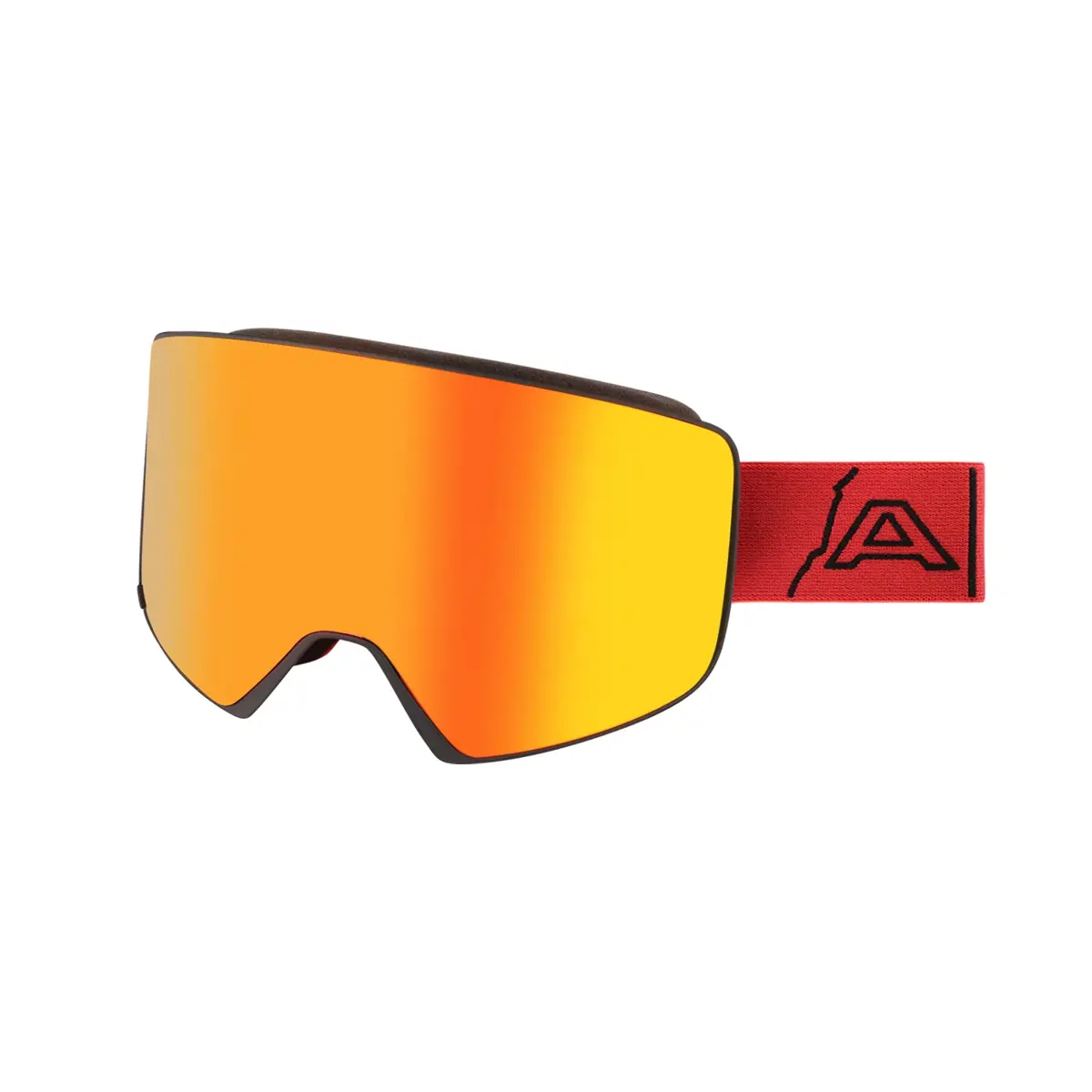 Levně Unisex lyžařské brýle ALPINE PRO NERDE