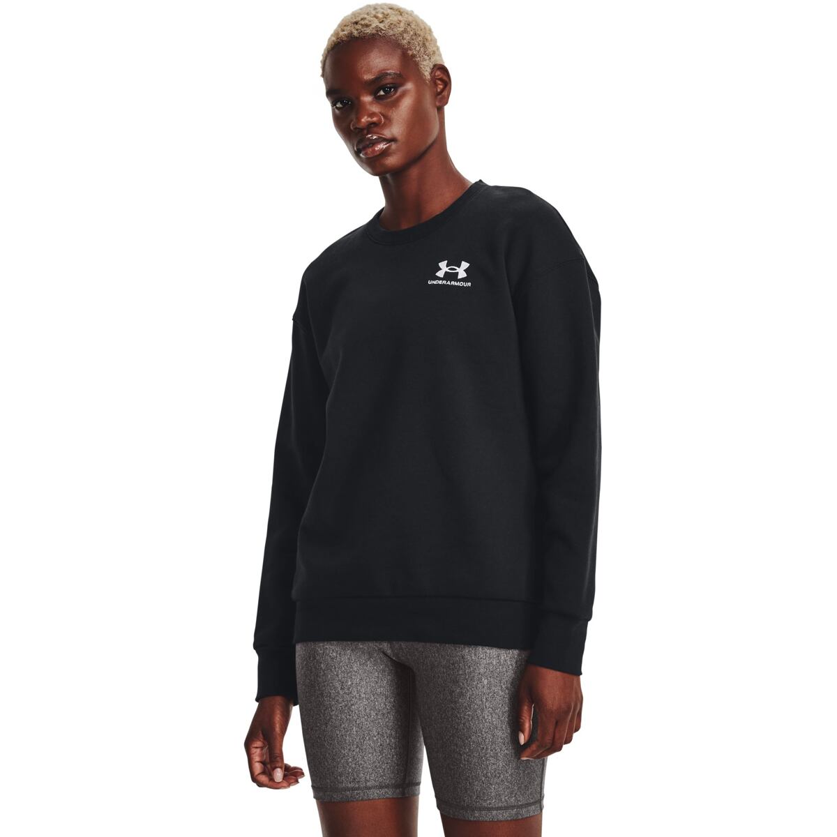 Levně Dámská fleecová mikina Under Armour Essential Fleece Crew