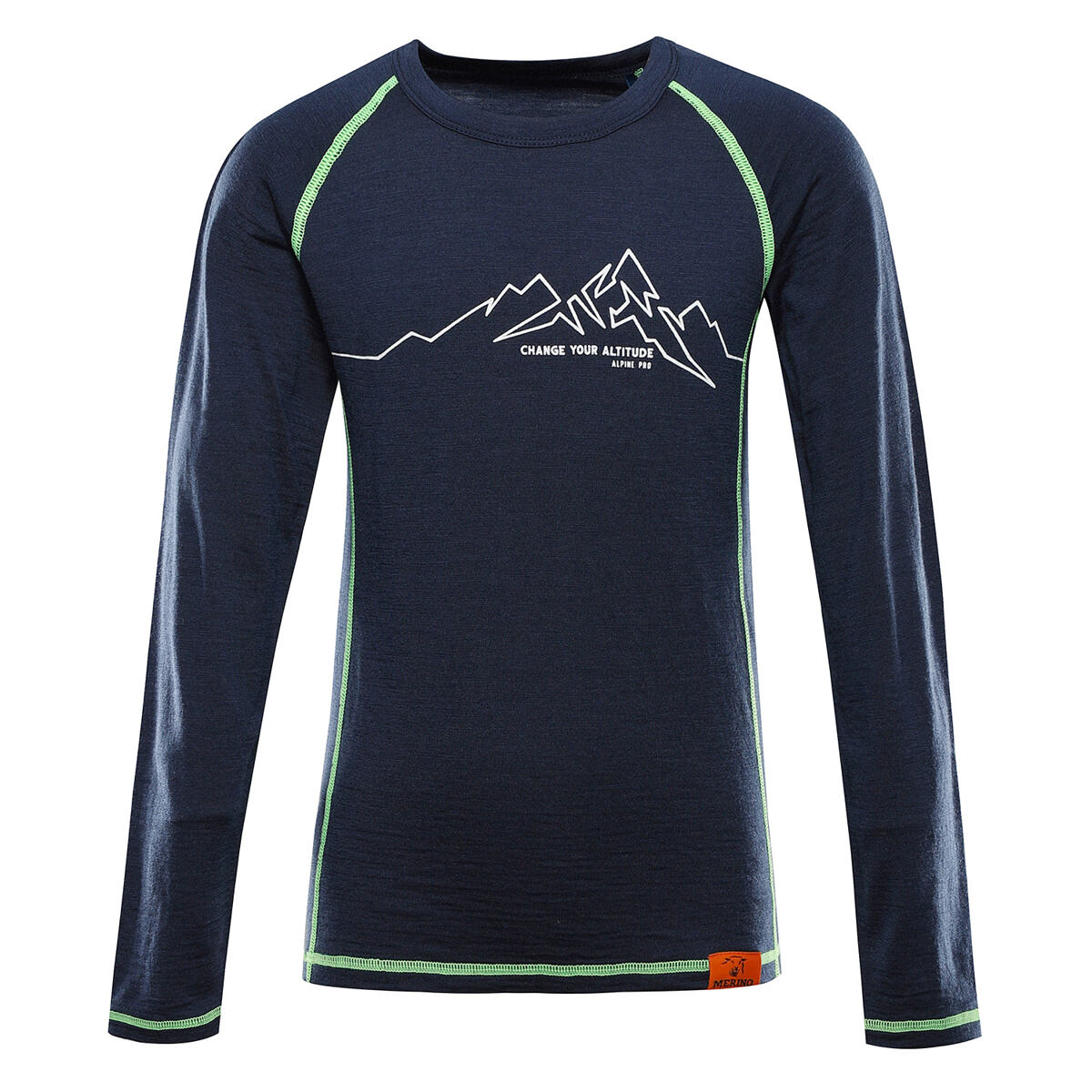 Levně Dětské merino triko ALPINE PRO MERENO