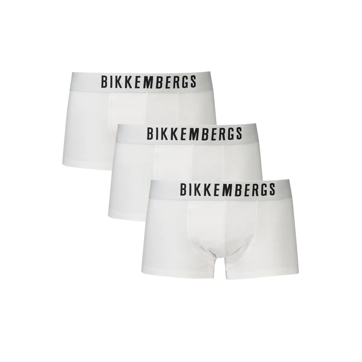 Levně 3PACK Pánské boxerky Bikkembergs bílé