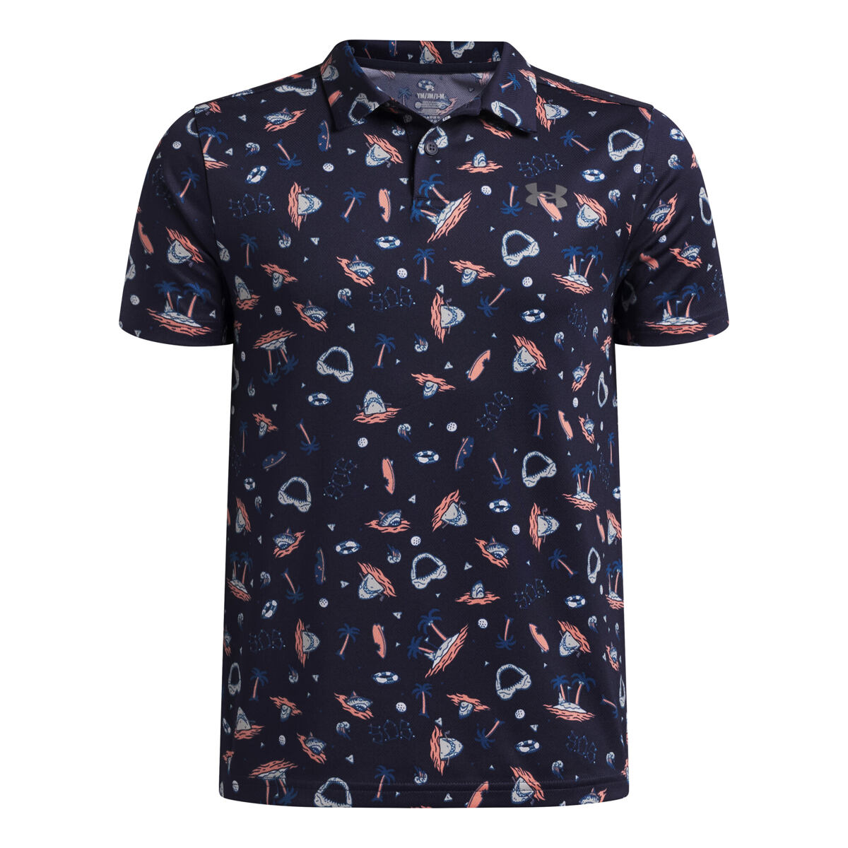 Levně Chlapecké polo tričko Under Armour Matchplay Printed Polo