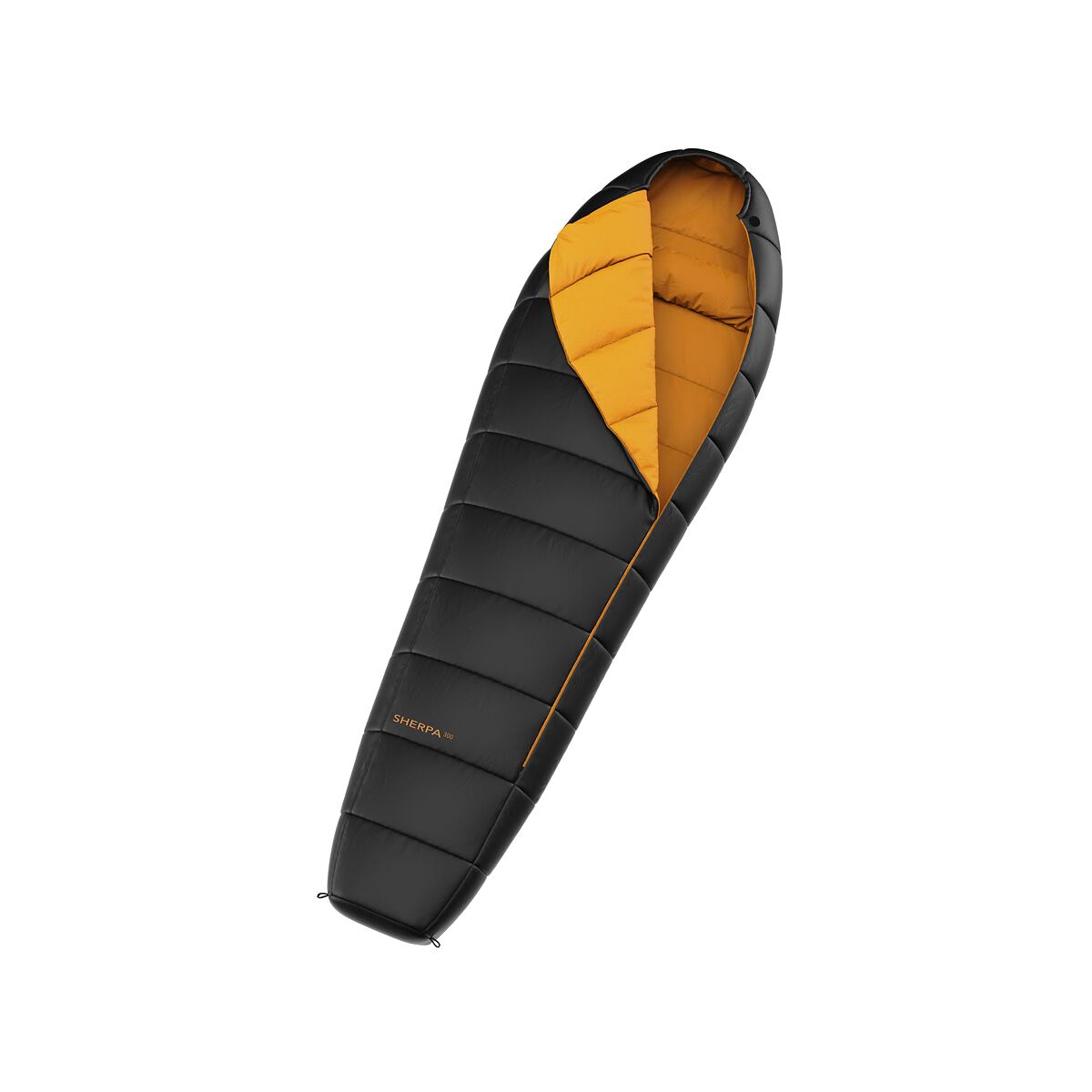 Levně Lehký spacák Hannah SHERPA 300 jet black/inca gold
