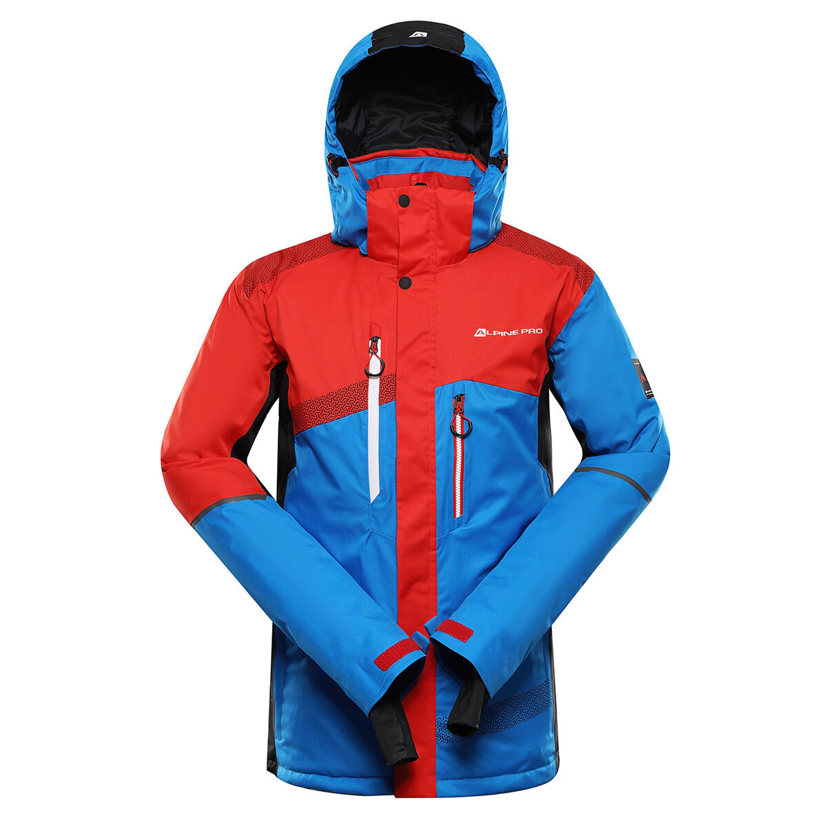 Levně Pánská lyžařská bunda ALPINE PRO DEAR 2 olympic red