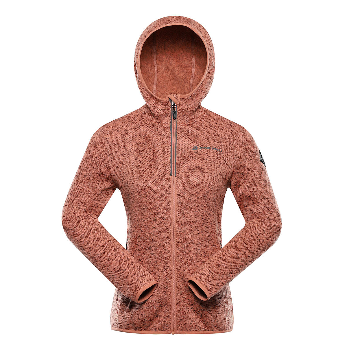Levně Dámský hřejivý svetr na zip ALPINE PRO ZEGA 2