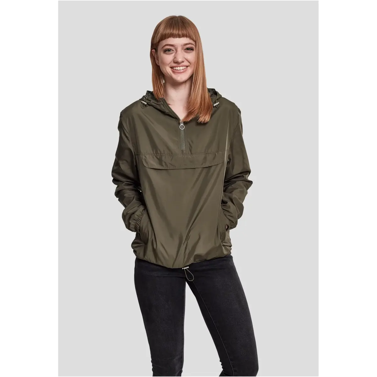 Levně Dámská bunda Urban Classics Ladies Basic Pull Over Jacket
