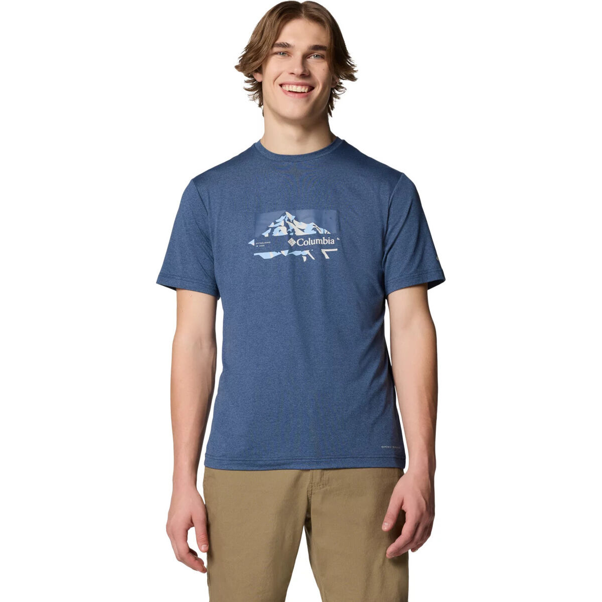 Levně Pánské tričko Columbia Kwick Hike Graphic SS Tee