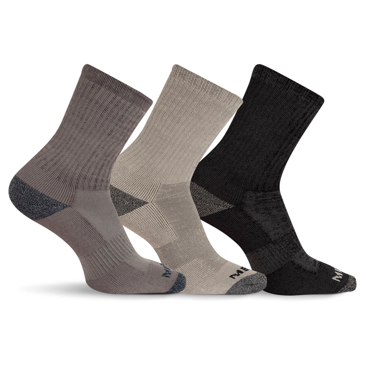 Levně Unisex ponožky Merrell MEA33507C3B2 CHARH WOOL EVERYDAY CREW (3 packs)