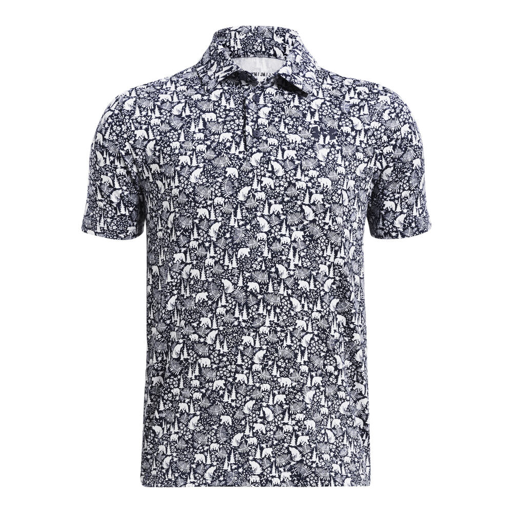 Levně Chlapecké polotričko Under Armour Playoff Printed Polo