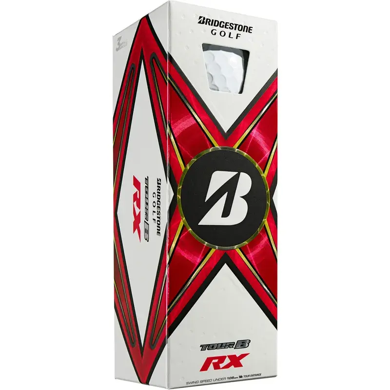 Levně Golfové míčky Bridgestone 20 TourB RX bílé - 3 ks