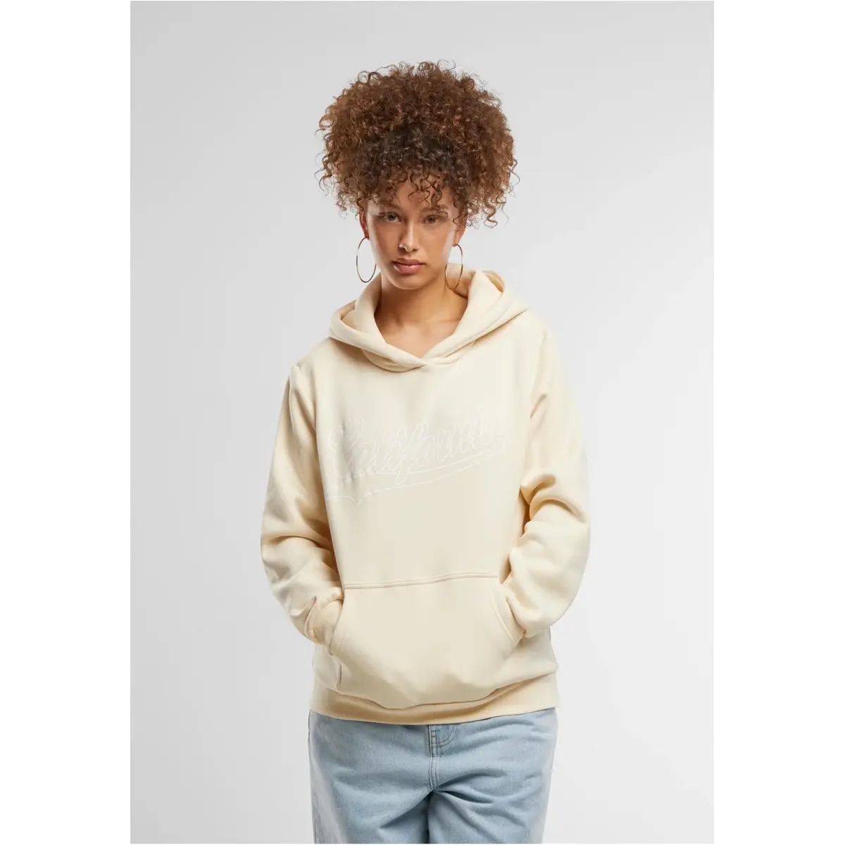 Levně Dámská mikina Mister Tee California Ladies Fluffy Hoody