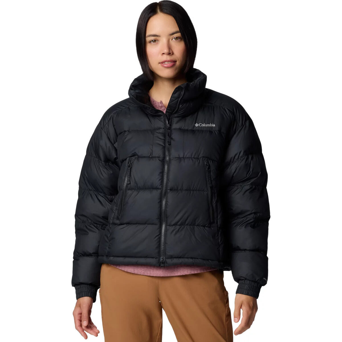 Levně Dámská zimní prošívaná bunda Columbia Pike Lake II Cropped Jacket