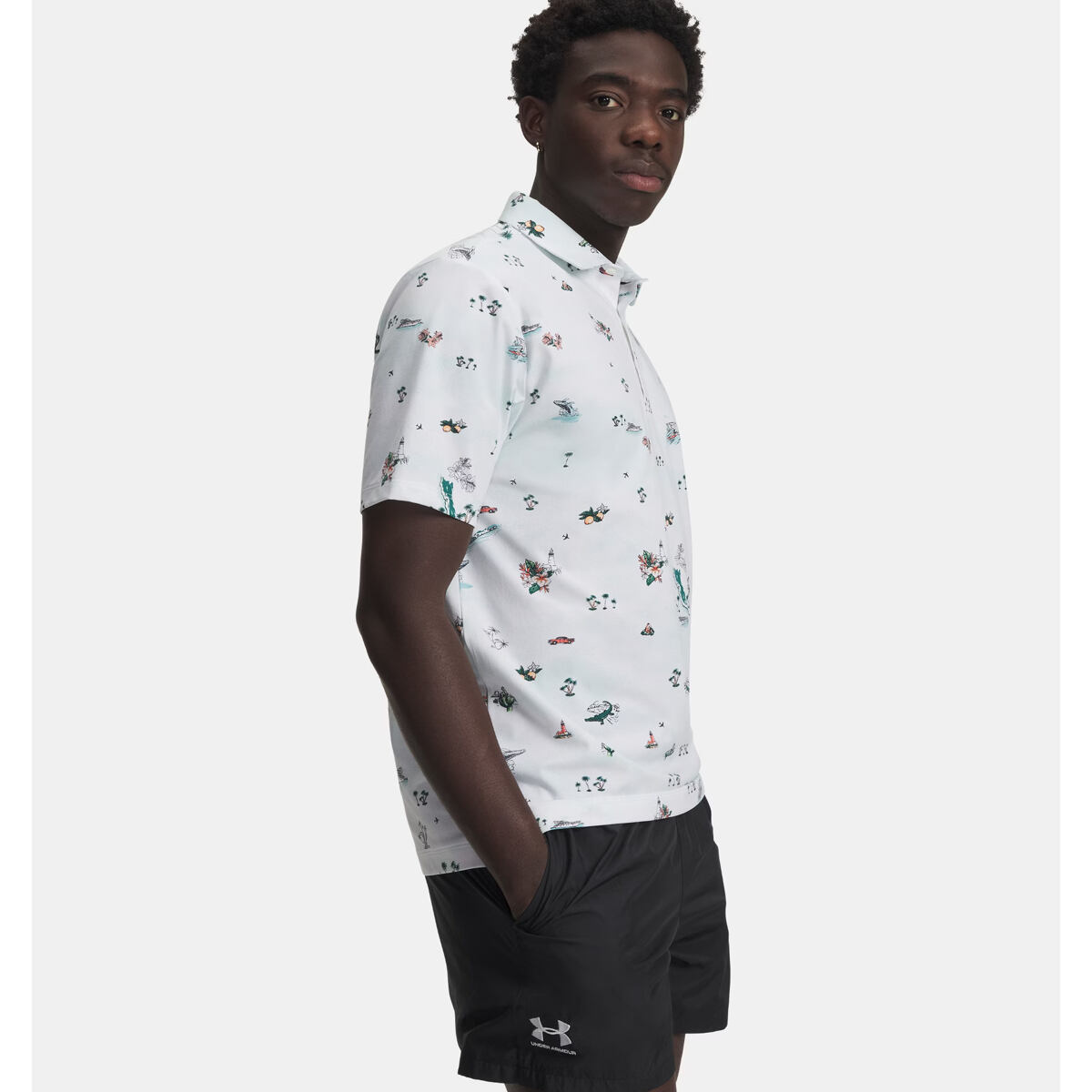 Levně Pánské polo tričko Under Armour ArmourDry Golf Trip Printed