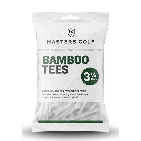 Levně Golfová bambusová týčka Masters Bamboo Tees 83mm - 15ks