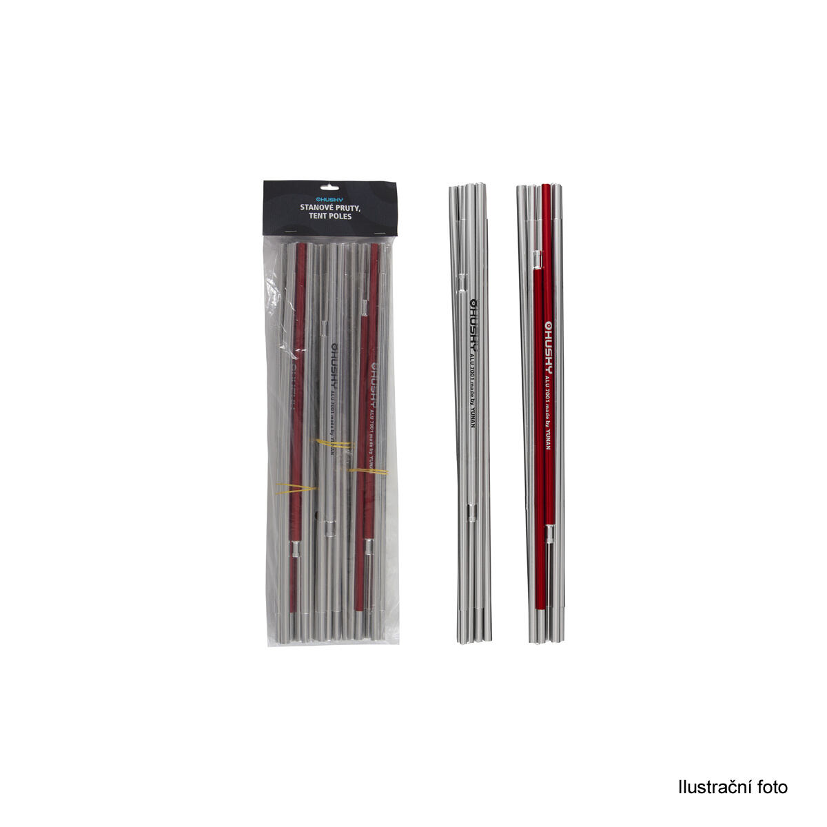 Levně Stanové duralové Husky Pruty Baron 3 set