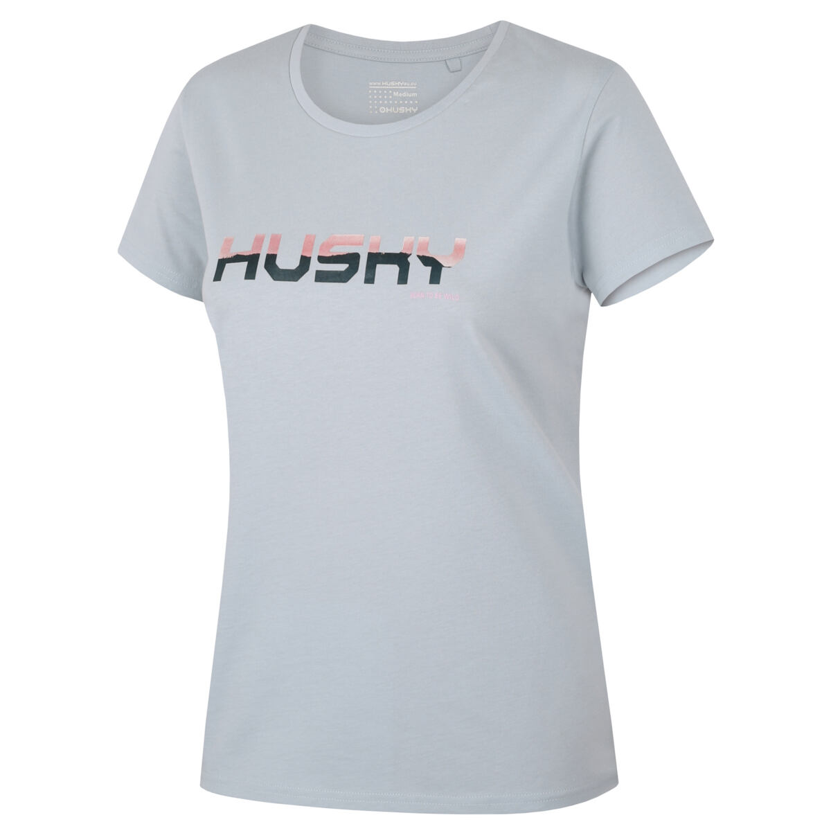 Levně Dámské bavlněné triko HUSKY Tee Wild L light grey