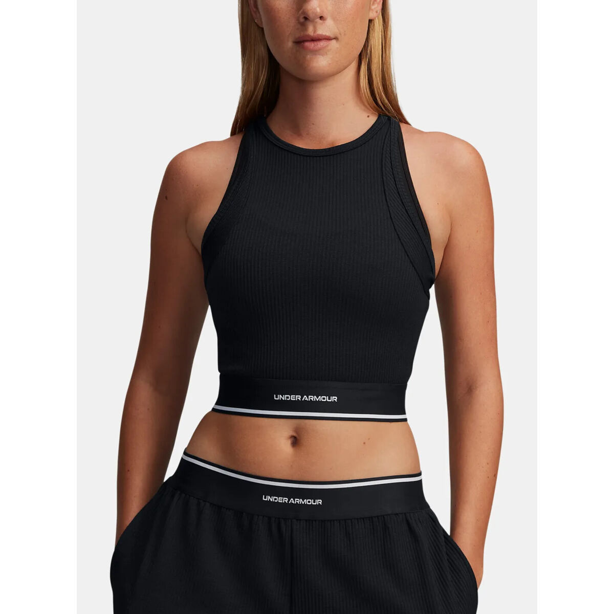 Levně Dámské tílko Under Armour UA Meridian Rib Branded Tank