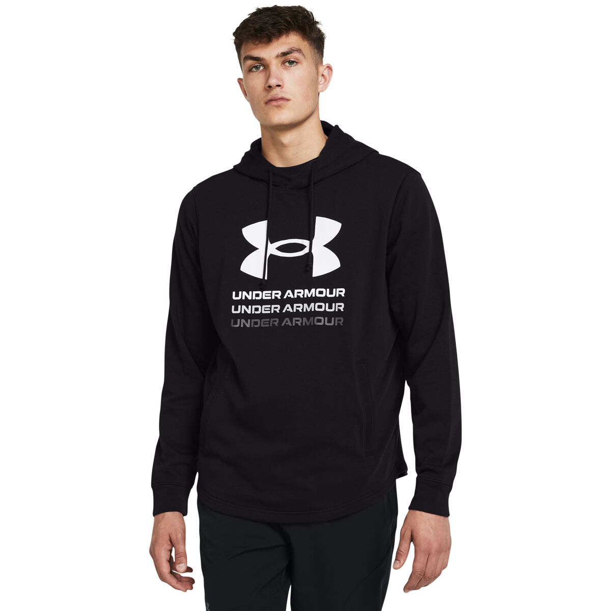 Levně Pánská mikina Under Armour Rival Terry Graphic Hoodie