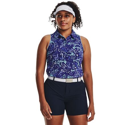 Levně Dámské polo tričko bez rukávů Under Armour Iso-Chill Polo SL