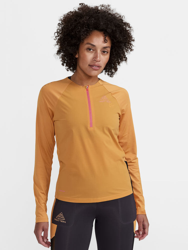 Levně Dámské běžecké tričko Craft PRO Trail Wind LS