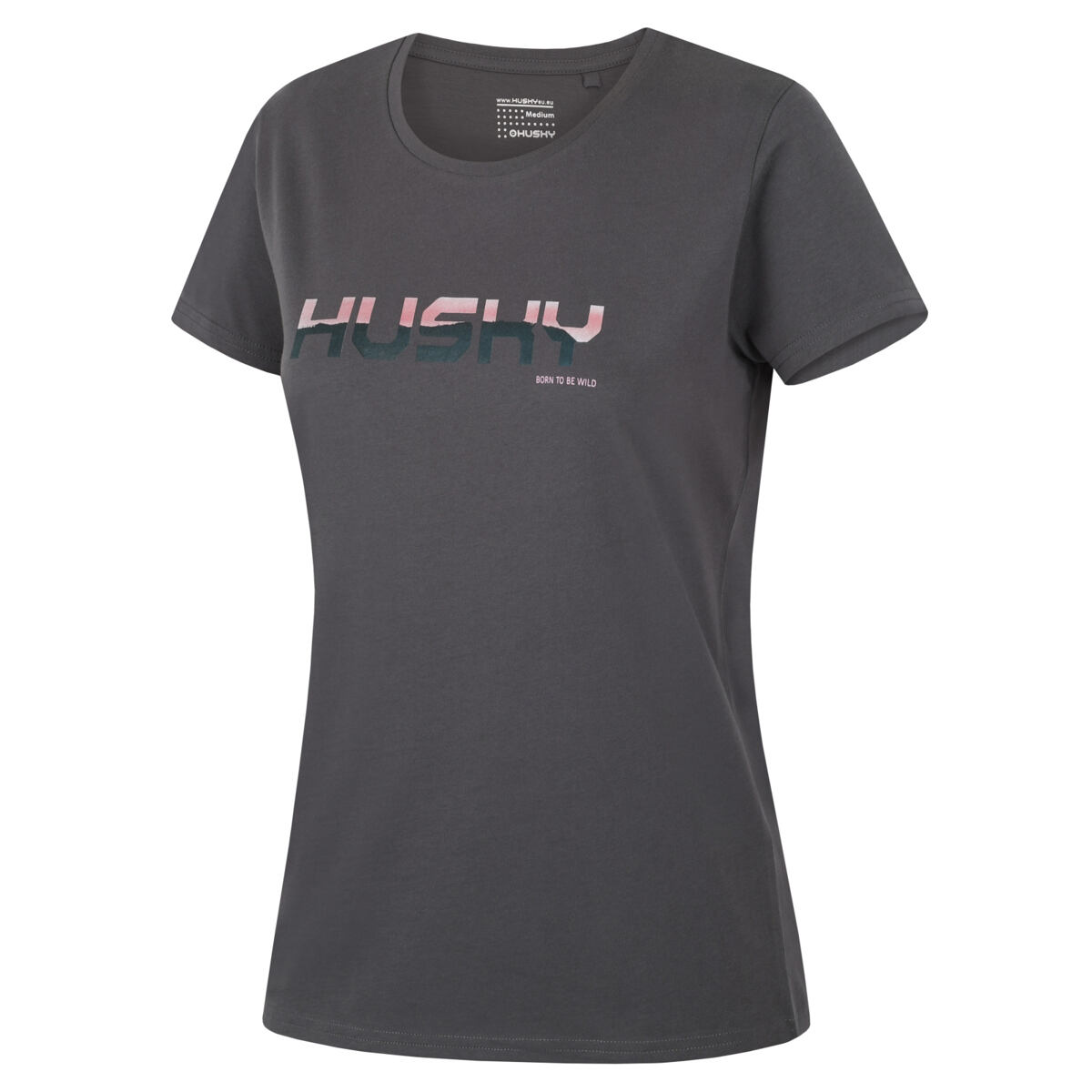 Levně Dámské bavlněné triko HUSKY Tee Wild L dark grey