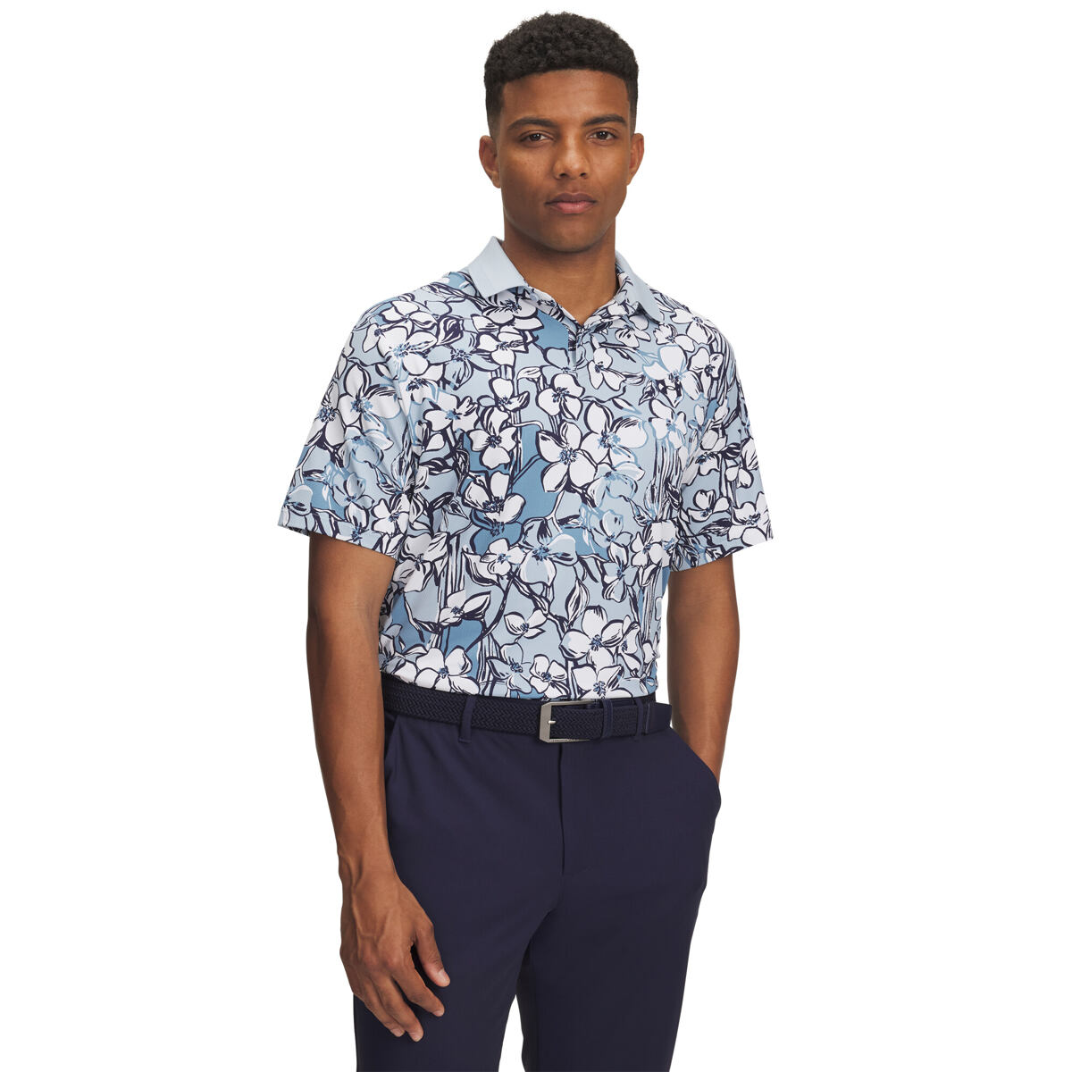 Levně Pánské polo triko Under Armour Drive Chill Printed Polo