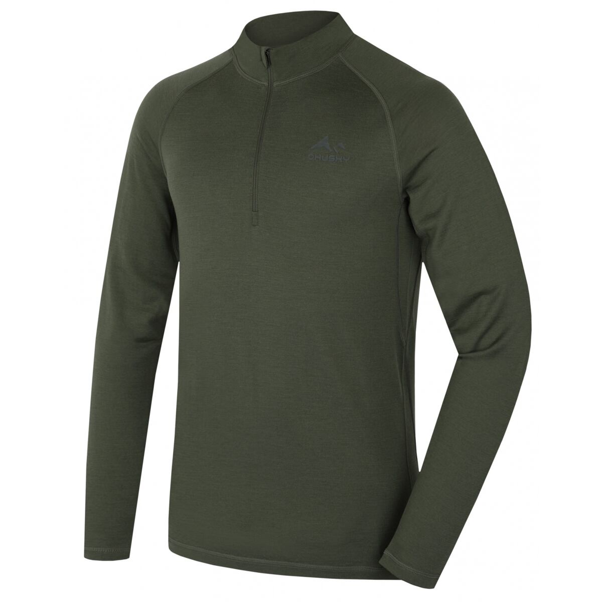 Levně Pánské merino termotriko Husky Merow zip M