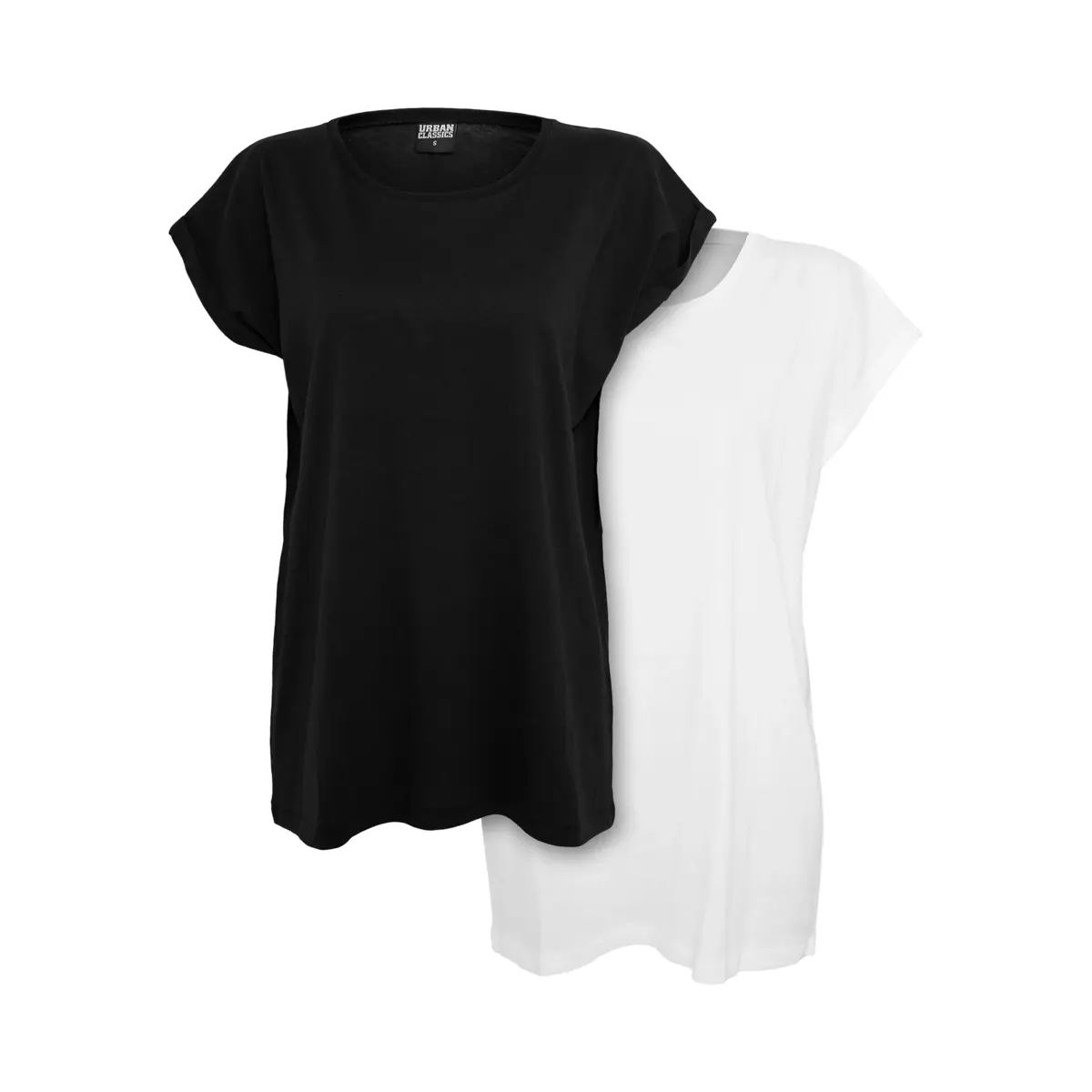 Dámské tričko Urban Classics Extended Shoulder Tee 2-Pack velikost M