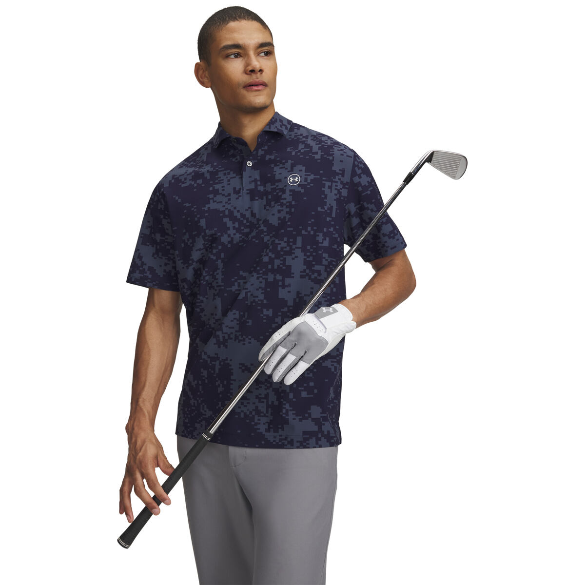 Levně Pánské polo tričko Under Armour Drive Chill Printed Polo