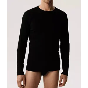 Pánské bavlněné tričko s dlouhým rukávem ATLANTIC