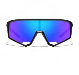 Športové slnečné okuliare WAYE - 7 Black w Blue Multi lens Cat. 3