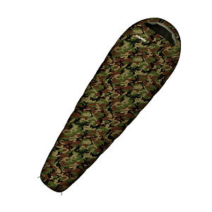 Syntetický trojsezónny detský spacák HUSKY Junior Army green