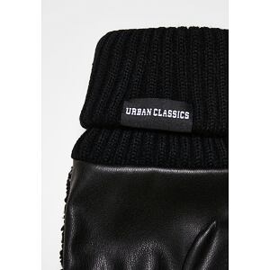 Unisex rukavice Urban Classics Sherpa Synthetic Leather Gloves Unisex rukavice Urban Classics Sherpa Synthetic Leather Gloves