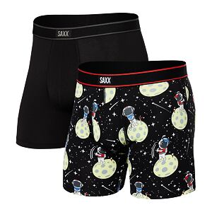 Saxx DAYTRIPPER BB FLY 2PK black palice putt/black