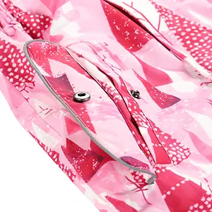 Dívčí kombinéza ALPINE PRO KIREMO neon knockout pink varianta pa