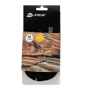 Ponožky 2 páry ALPINE PRO 2ULIANO black