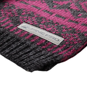 Pletená šála ALPINE PRO LERME fuchsia
