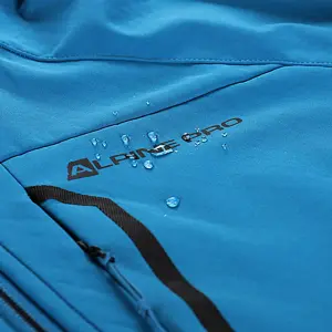 Pánská softshellová bunda ALPINE PRO HOOR mykonos blue