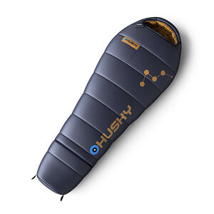 Syntetický trojsezónny detský spacák Kids HUSKY Magic blue/mustard