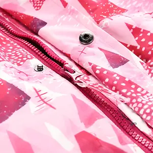 Dívčí kombinéza ALPINE PRO KIREMO neon knockout pink varianta pa