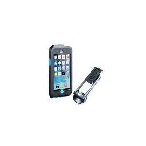 TOPEAK obal WEATHERPROOF RIDECASE pro iPhone 5 + SE černá/modrá
