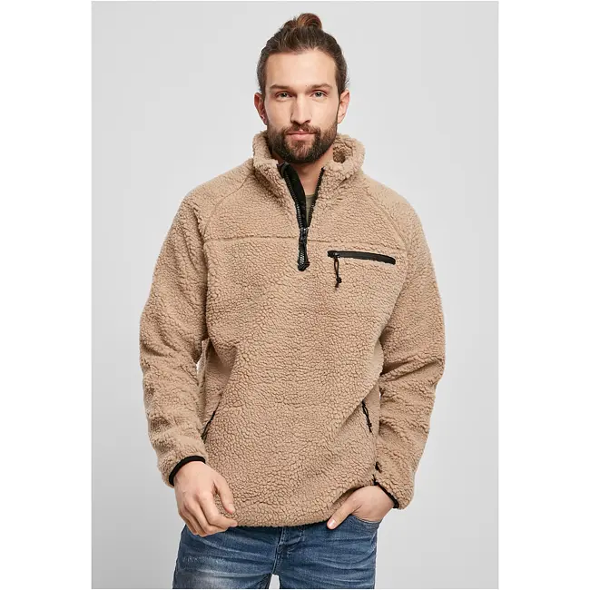 Pánská mikina Brandit Teddyfleece Troyer Pánská mikina Brandit Teddyfleece Troyer