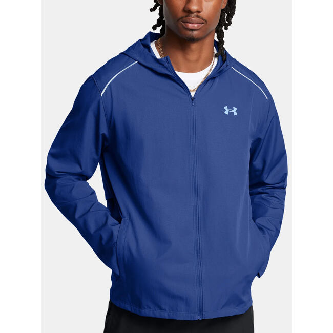 Pánska bunda Under Armour Launch Hooded Jacket