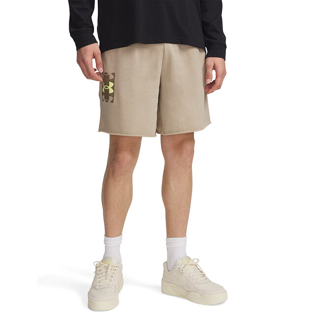 Pánské kraťasy Under Armour Rival Terry Logo 8in Short
