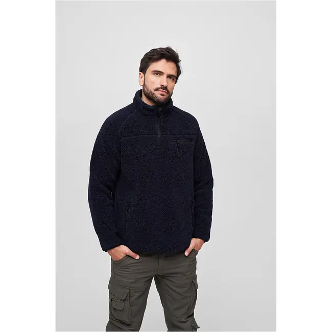 Pánská mikina Brandit Teddyfleece Troyer Pánská mikina Brandit Teddyfleece Troyer