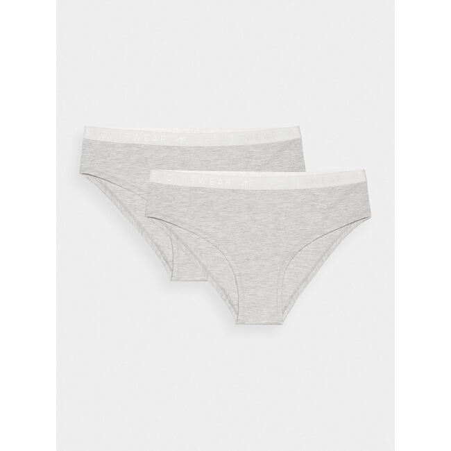 Dámska spodná bielizeň nohavičky 4F (2 Pack) - šedá
